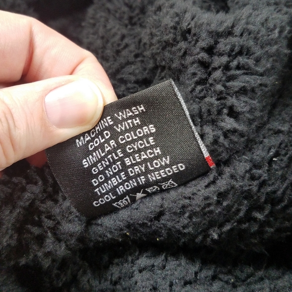 Gray Zip Front Fleece Lined Thick Sweater - Picture 6 of 13